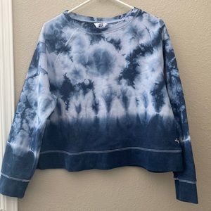 Joy Lab Tie-Dye Blue Sweatshirt. Size Medium